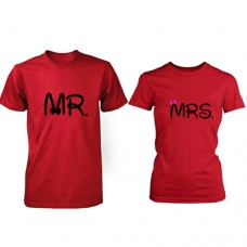 Mr Red Mrs Red Tshirt